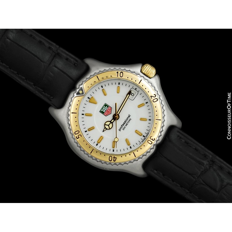 TAG Heuer Professional SEL Sport Elegance Mens Midsize Diver Watch – Stainless Steel & 18K Gold