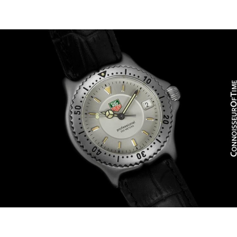 Tag Heuer Professional Sel Sport Elegance Mens Midsize Diver Watch – Stainless Steel