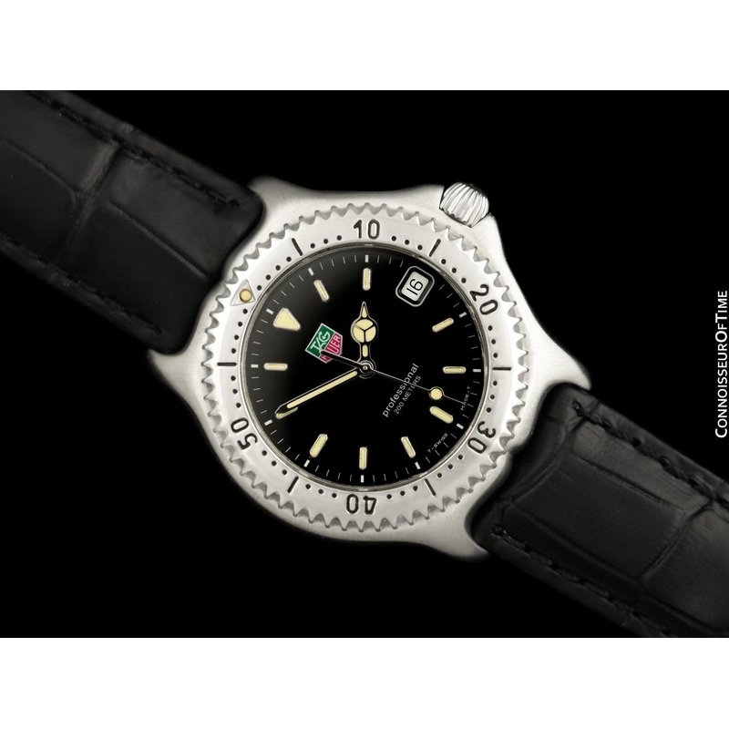 TAG Heuer Professional SEL Sport Elegance Mens Full Size Diver Watch – Stainless Steel