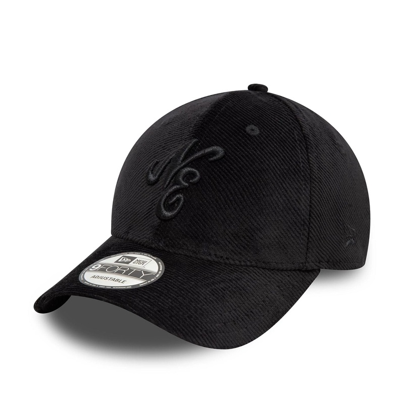New Era Heritage Connect Cord Black 9FORTY Adjustable Cap OSFM