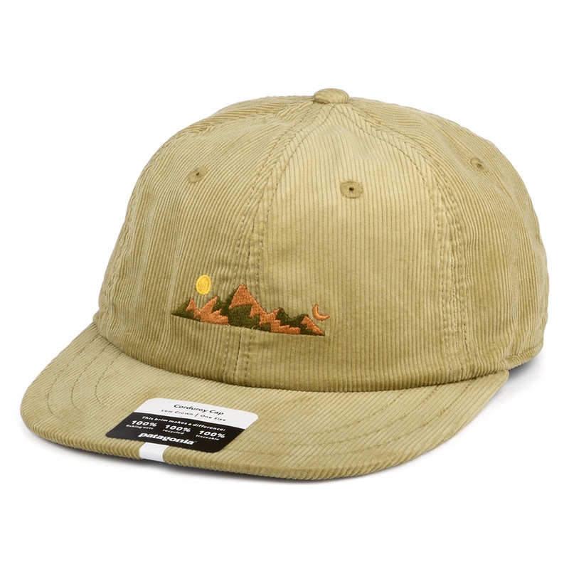 Patagonia Hats Spirited Seasons Skyline Corduroy Snapback Cap – Khaki Adjustable